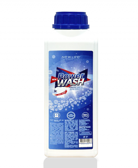 ЖИДКОЕ СРЕДСТВО | ДЛЯ СТИРКИ БЕЛЫХ ВЕЩЕЙ | POWER WASH | 1000 ml